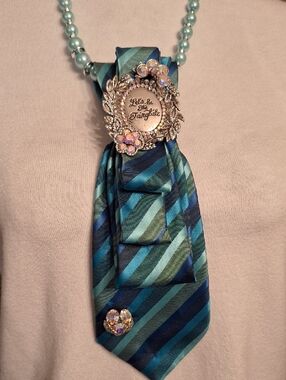 Carolina Bay Upcycle Necktie Necklace